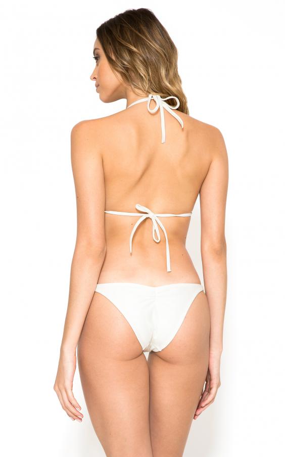 Off White Triangle Rings Bikini 