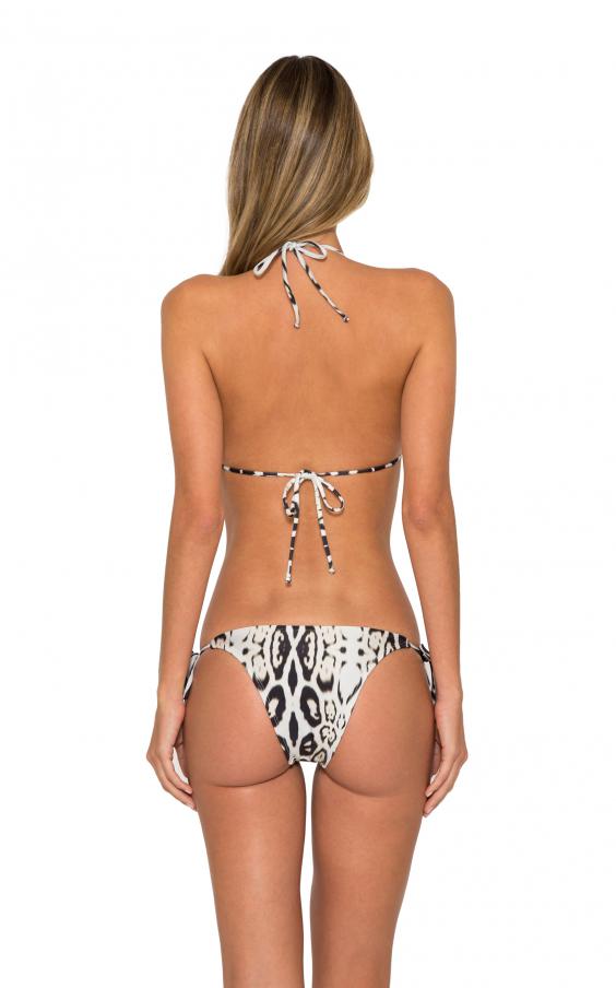 Leopard String Halter Bikini