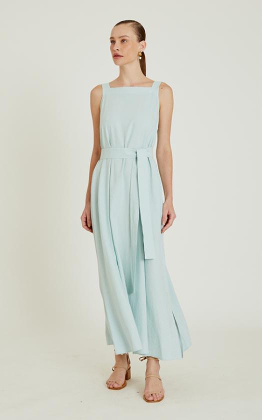 Ice Straight Neckline Dress