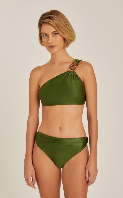 CACTUS ONE SHOULDER DETAIL BIKINI