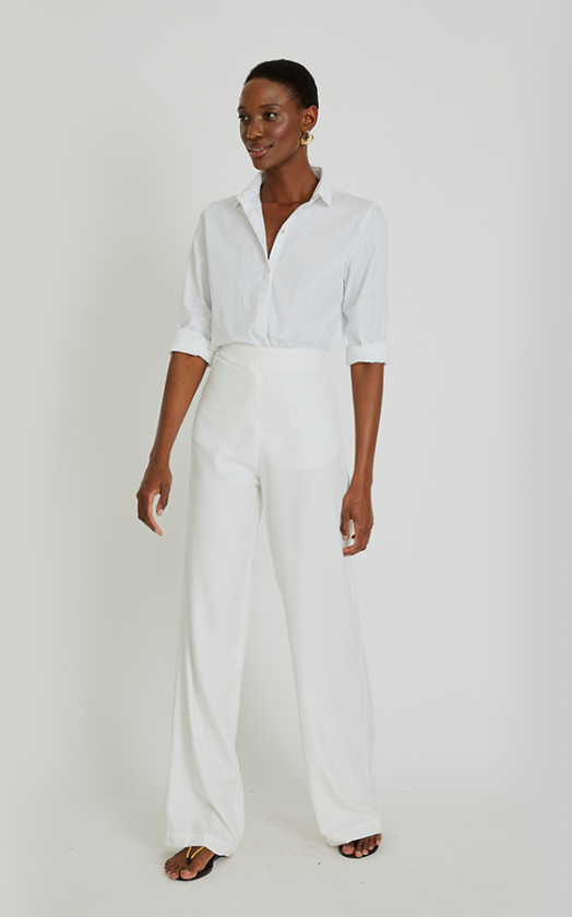 Off White Clean Straight Pants